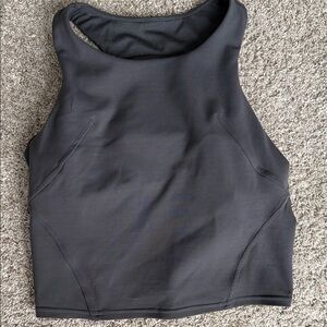 Lululemon dark gray size 6 Bra/Crop Top